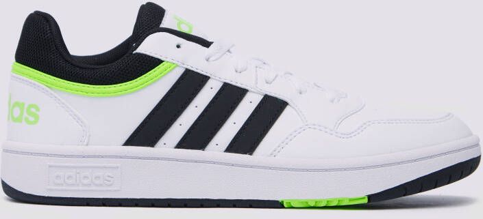 Adidas hoops 3.0 sneakers wit/groen kinderen