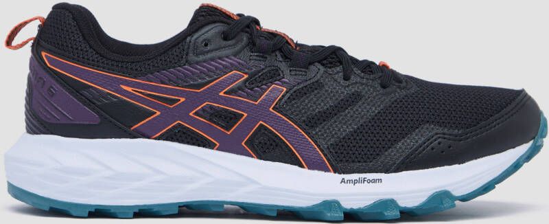 ASICS gel sonoma 6 hardloopschoenen zwart/zilver dames