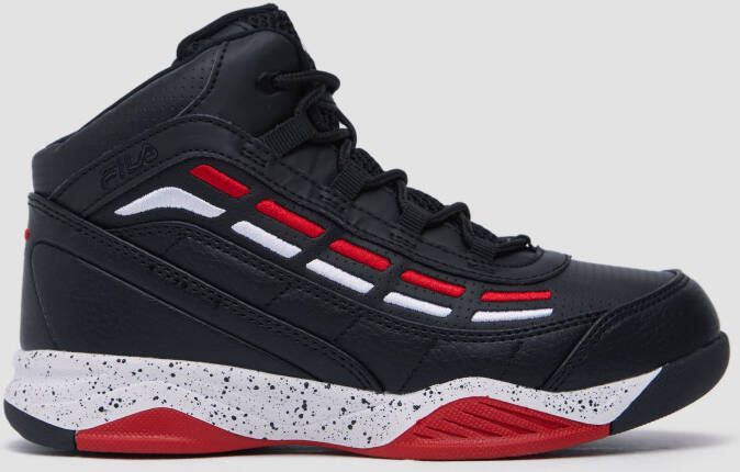 Fila spitfire 3 sneakers zwart/rood kinderen