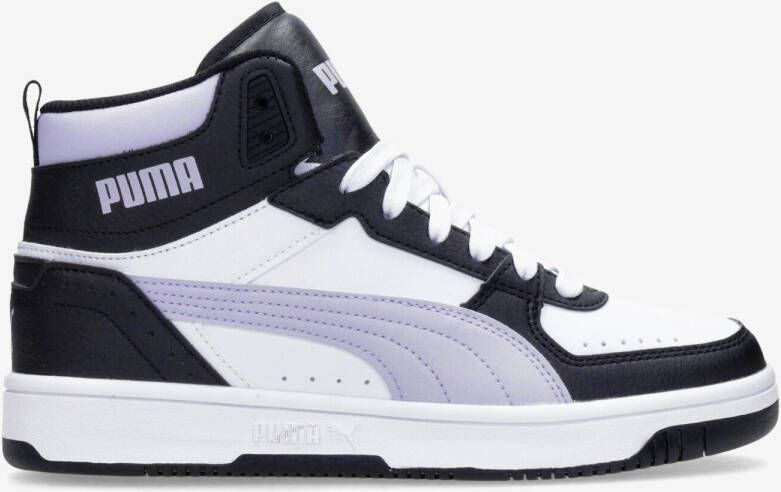 Puma rebound joy mid sneakers zwart/wit dames