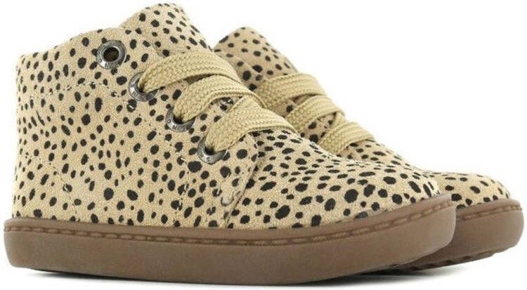 Shoesme FL21W001 C Beige Black Dots Baby schoenen