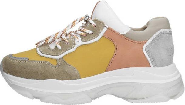Bronx Baisley sneaker met suède details