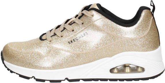 Skechers Uno Diamond Shatter Sneaker 155002 Goud