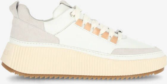Shabbies Witte Lage Sneakers 101020381 Shs1454