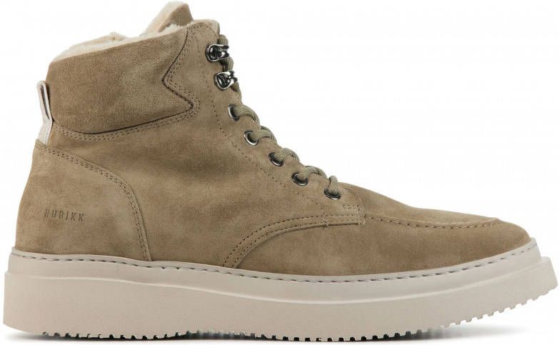 Nubikk Taupe Hoge Sneaker Jonah Polar Fur
