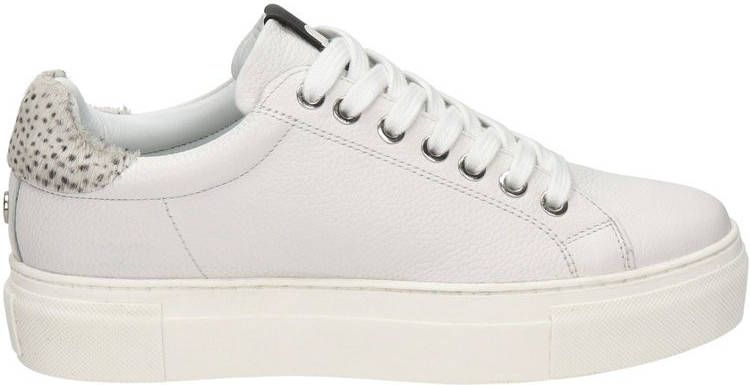 Maruti Ted leren plateau sneakers wit