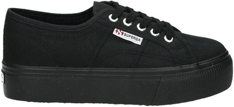 Superga 2790 platform sneakers zwart