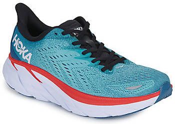Hoka One Clifton 8 Hardloopschoen Turkoois/Oranje