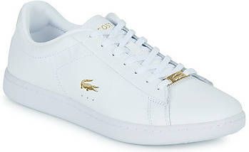 Lacoste Carnaby Evo 120 3 sneakers wit/naturel