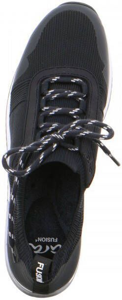 Ara Sneaker Wovenstretch Lissabon 12 24089 zwart , Zwart, Dames
