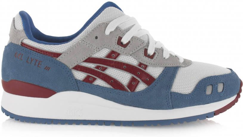 ASICS Gel Lyte III Heren Schoenen Blue Leer, Textil