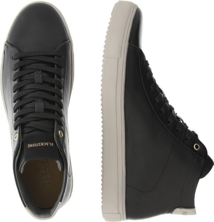 Blackstone Vg06 Black Grey Mid Top Sneaker , Zwart, Heren