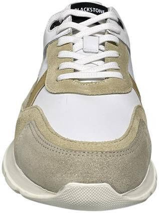 Blackstone Xg14 Wit zand dikke sneaker , Wit, Heren