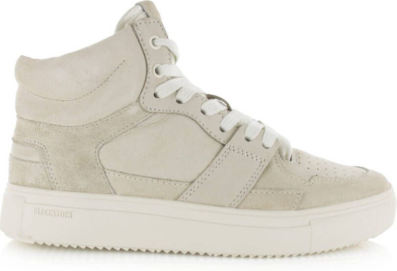 Blackstone Xw42 Beige High Top Sneaker , Beige, Dames