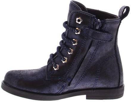 Clic Blauwe Veterboots Barbados Azul