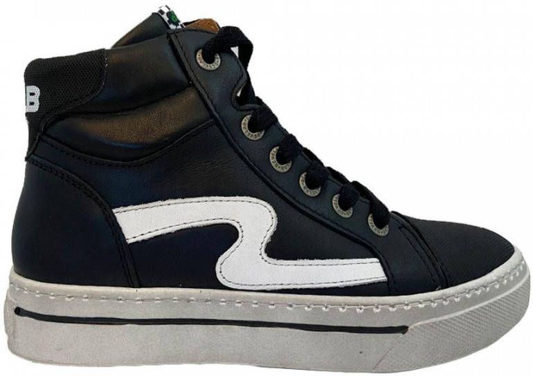 Develab 41945 922 Black Nappa Sneakers hoge sneakers