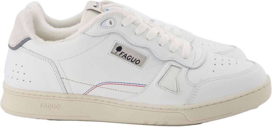 faguo Commute leather sneakers white