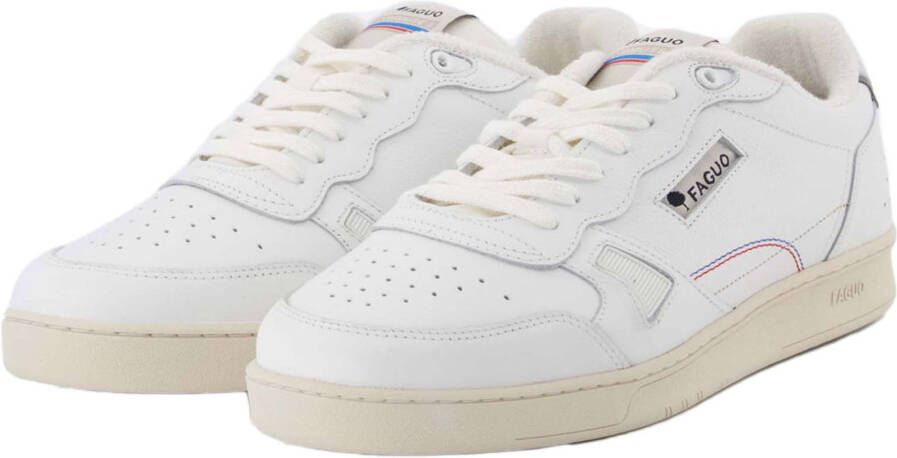 faguo Commute leather sneakers white