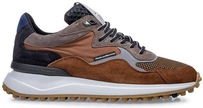 Floris van Bommel Heren leren heren sneakers 16339 combi