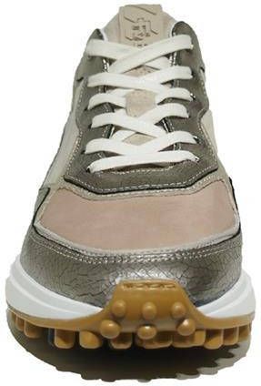 Floris van Bommel NOPPI leren sneakers beige/metallic