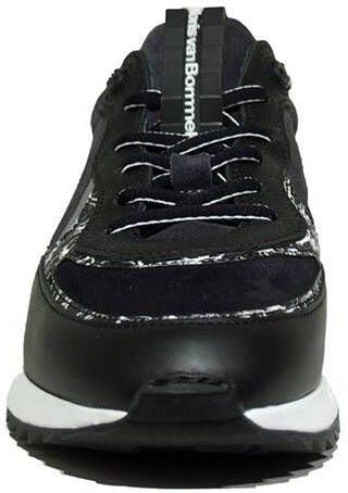 Floris van Bommel SHARKI leren sneakers zwart