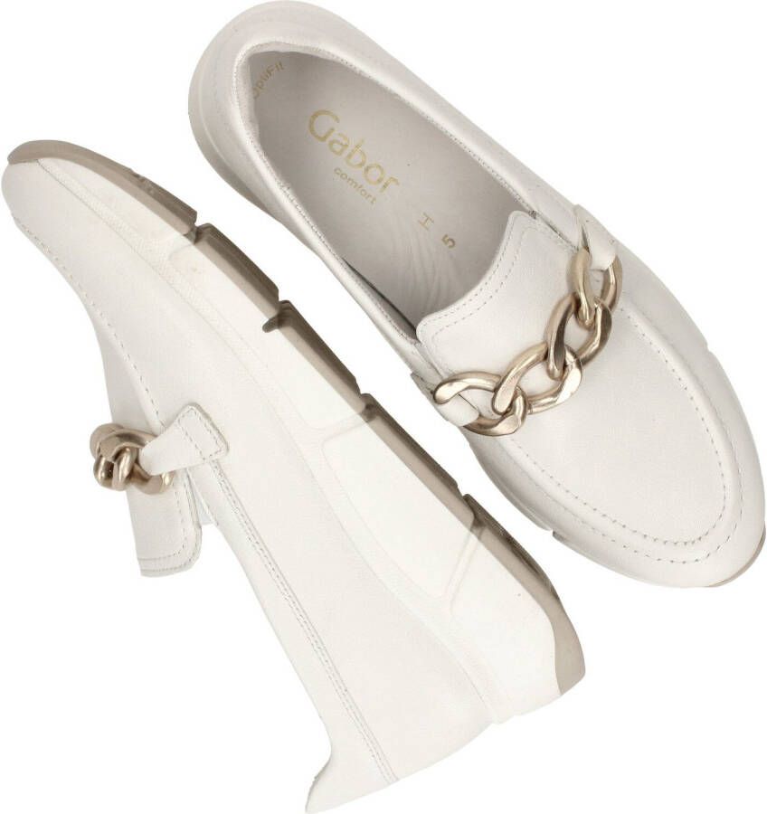 Gabor Instappers lamsnappaleer Comfort wit