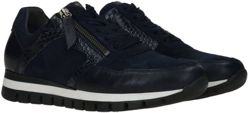 Gabor Sneakers met sleehak Turijn met beleg in metallic look
