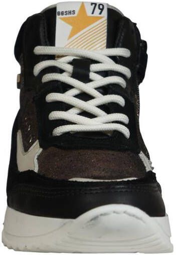 Giga Sneakers zwart Textiel