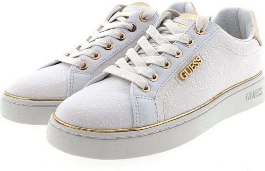 Guess Salerno sneaker met leren details