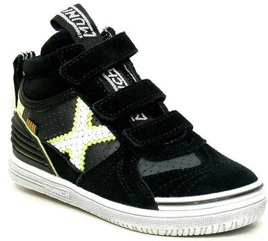 Munich Zwarte Hoge Sneaker G3 Boot Velcro