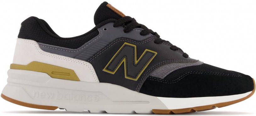 New Balance 997 sneakers zwart/grijs/goud