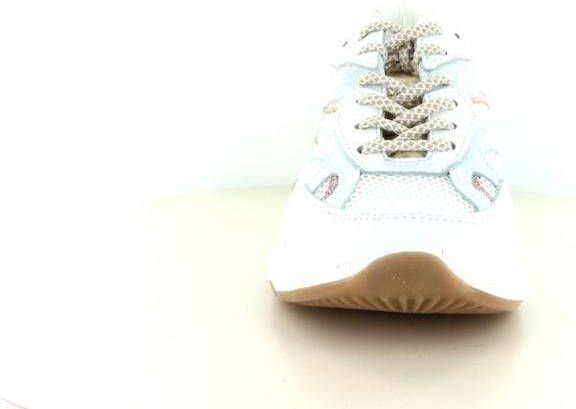 PS Poelman Cibel leren sneakers wit/goud