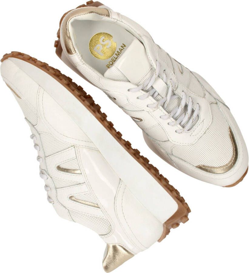 Ps poelman Sneaker Dames Wit/Goud