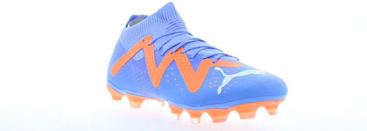 PUMA Future Match Gras/Kunstgras Voetbalschoenen(MG)Blauw Oranje Wit