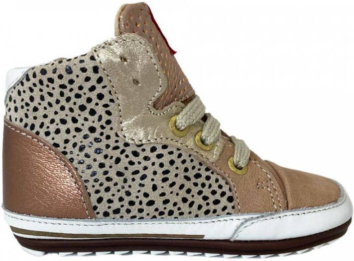 ShoesMe Beige Veterschoenen Babyproof Flex