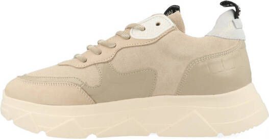 Steve Madden Pitty sneaker van leer met suè, de details