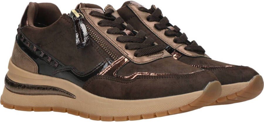 tamaris Sneakers met sleehak en rits