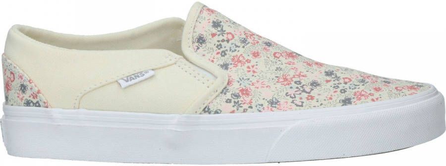 VANS Asher Floral Slip On sneakers met bloemenprint ecru/multi
