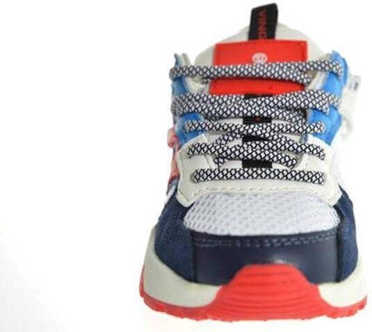 Vingino Gio chunky leren sneakers blauw/geel