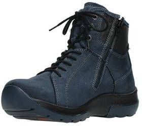 Hoge Sneakers Wolky 03026 Ambient 11800 blauw nubuck