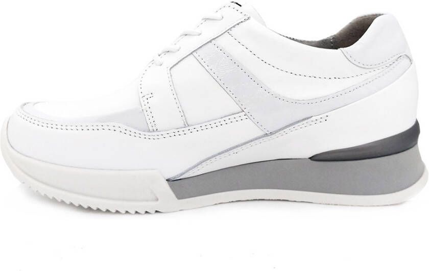 Wolky Witte Veterschoenen Field Nappa