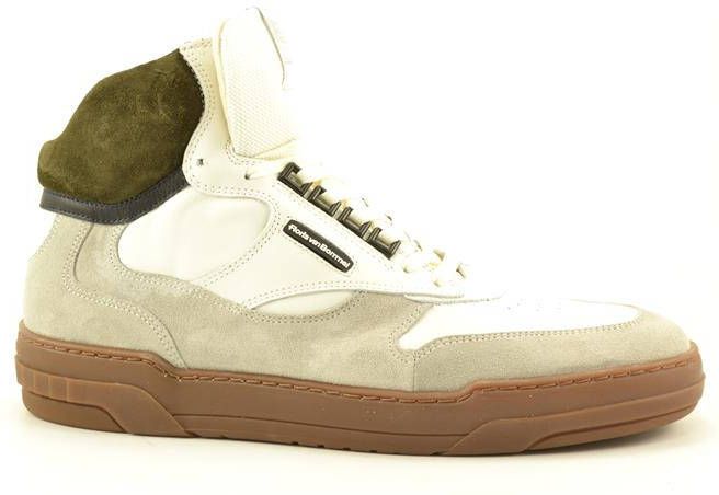 Floris Van Bommel Witte Sfm 10117 01 Hoge Sneaker