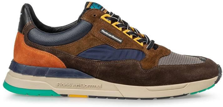 Floris van bommel De Runner 01.31 Cognac G+ Wijdte Lage sneakers
