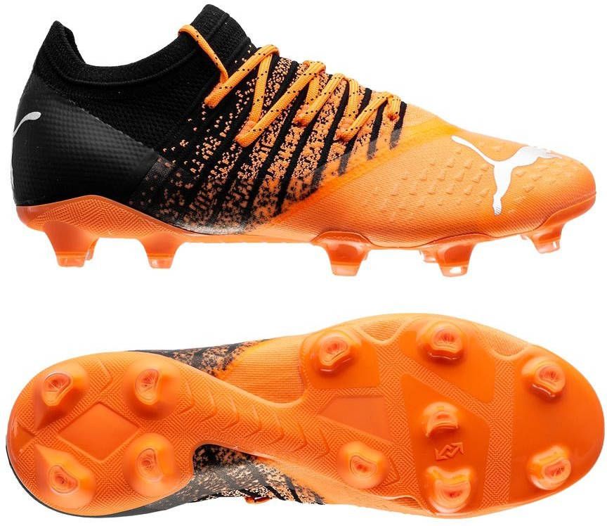 PUMA Future 2.3 Gras/Kunstgras Voetbalschoenen(MG)Oranje Zwart