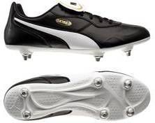 PUMA KING Top Ijzeren Nop Voetbalschoenen(SG)Zwart Wit