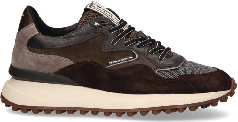 Floris van bommel Noppi 21.01 Dark Brown G+ Wijdte Lage sneakers