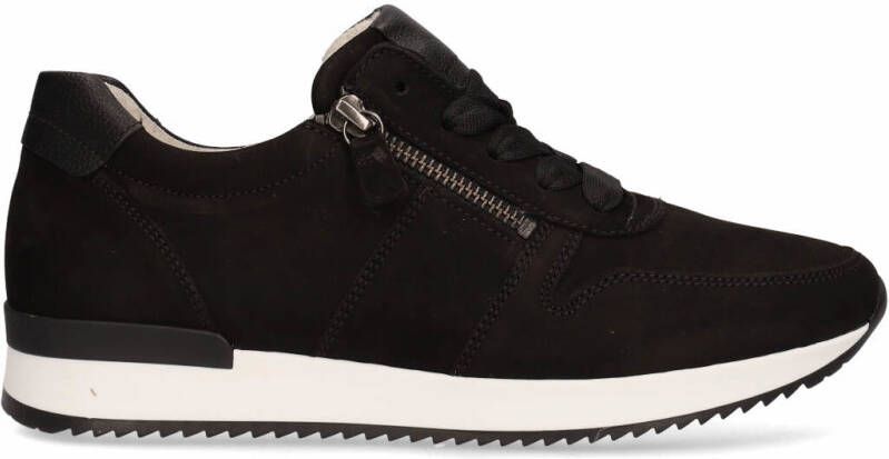 Gabor Sportieve Lage Dames sneaker met veter en rits