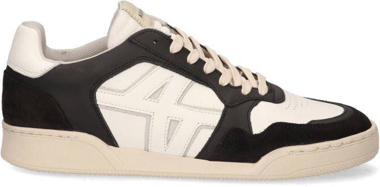 Nubikk Blueberry Vaiper sneaker van leer met su&#xE8, de details