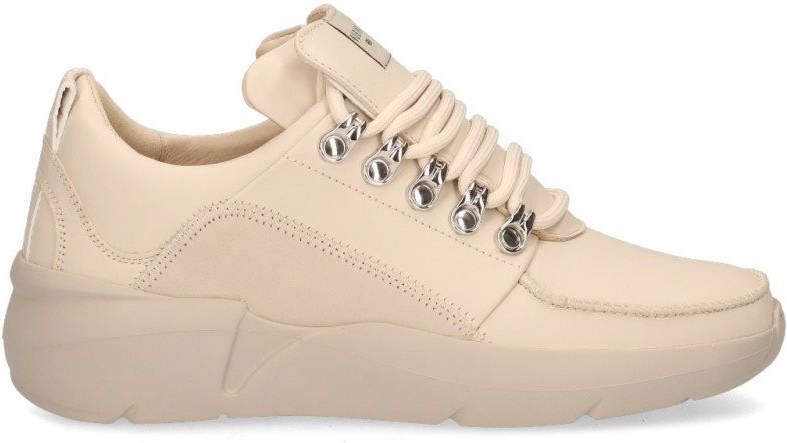 Nubikk Roque Royal leren chunky sneakers off white