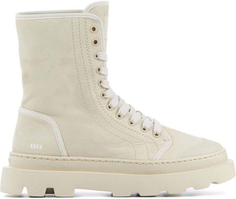 Nubikk Monro Miley nubuck veterboots beige